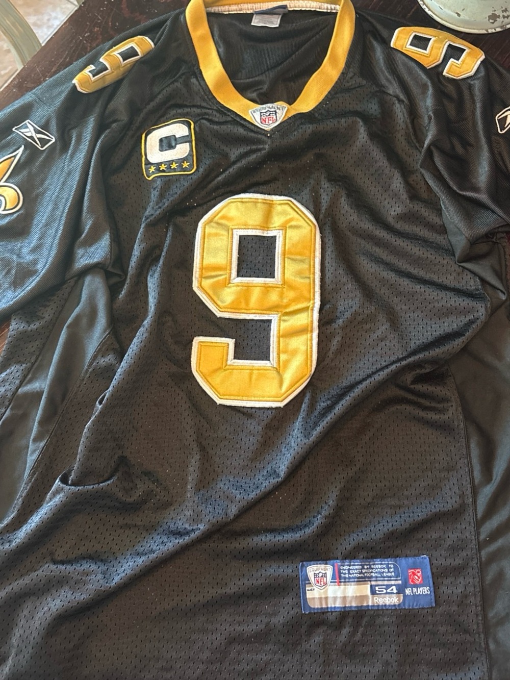 Reebok NOLA Saints Drew Brees  Football Jersey - #9